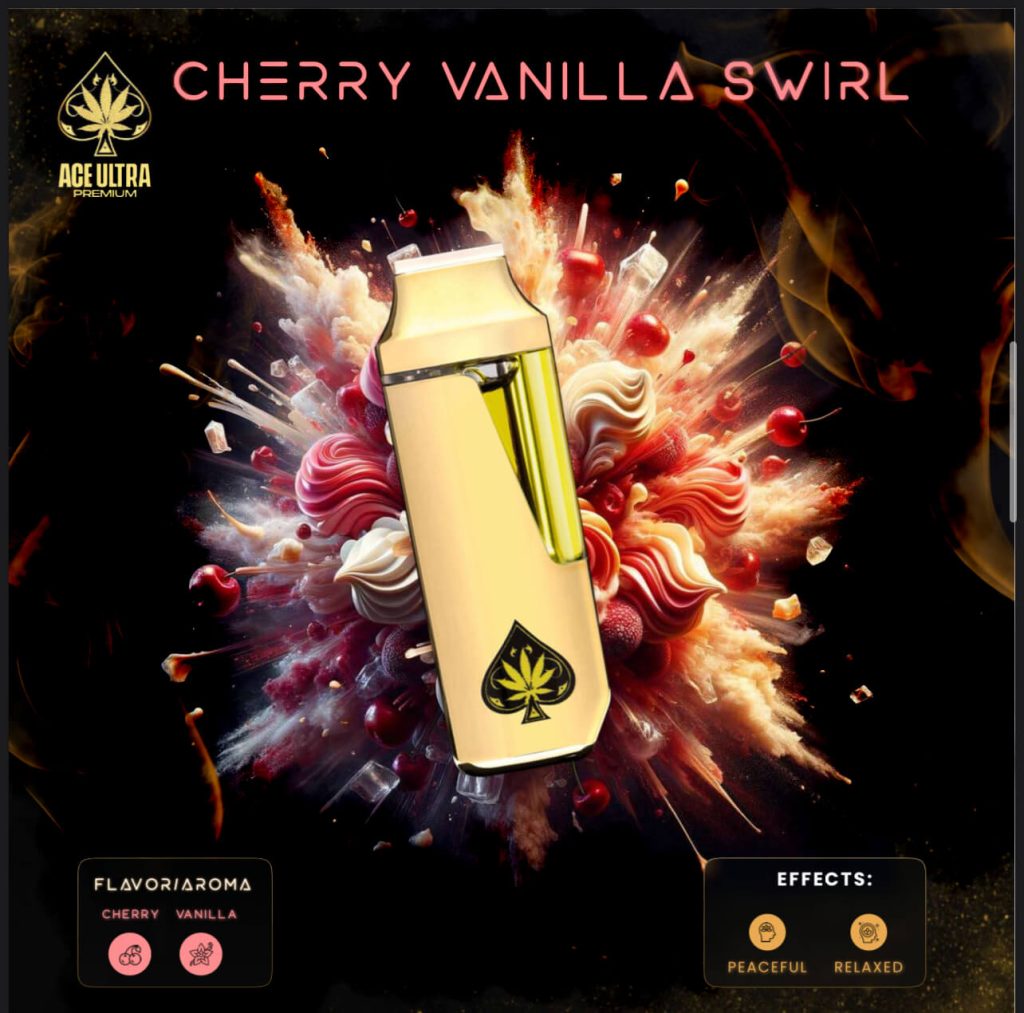 Buy ACES DISPOSABLE VAPE CHERRY VANILLA SWIRL